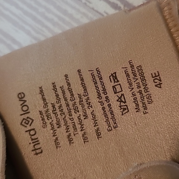 ThirdLove 24/7 Classic Unlined Minimizer Bra Taupe Tan Support Shapewear Neutral - Picture 2 of 9